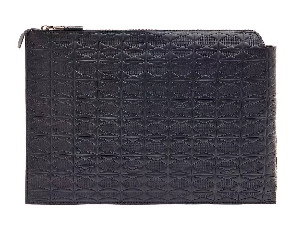 Pineider Pouch Large in Embossed Empress