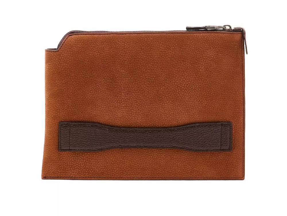 Pineider Pouch Medium In Nabuk