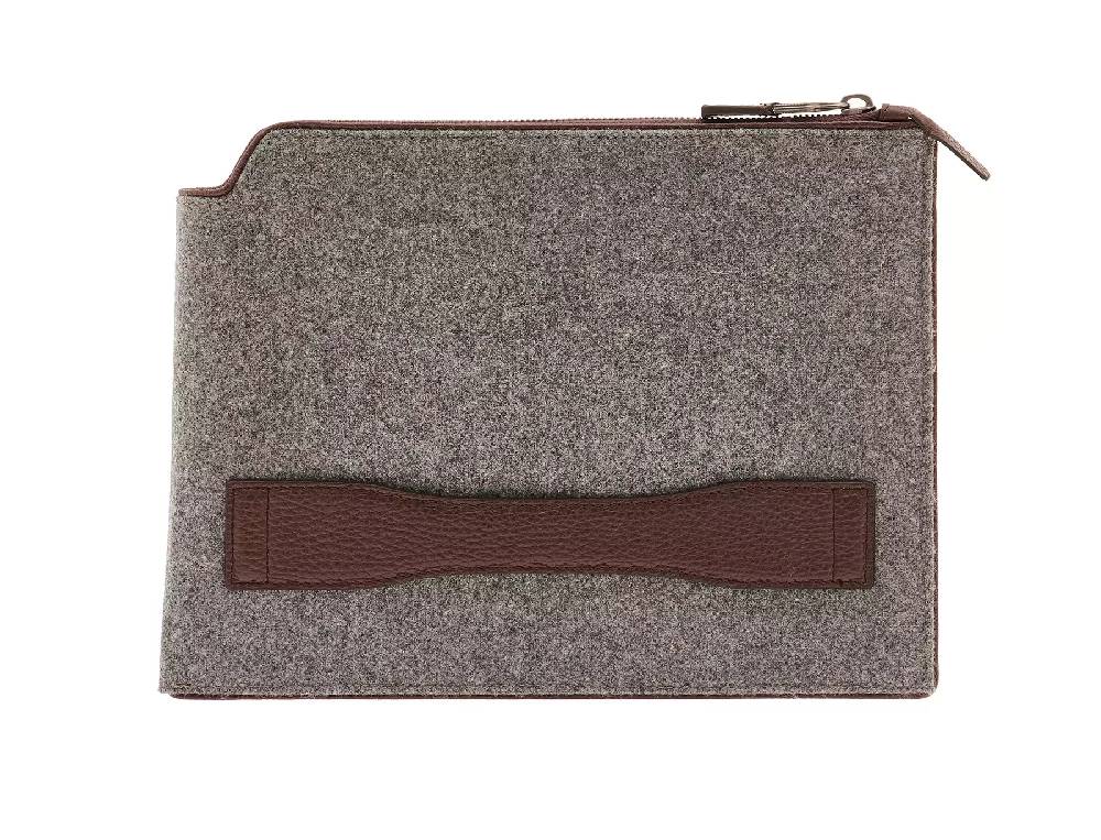 Pineider Pouch Medium In Wool