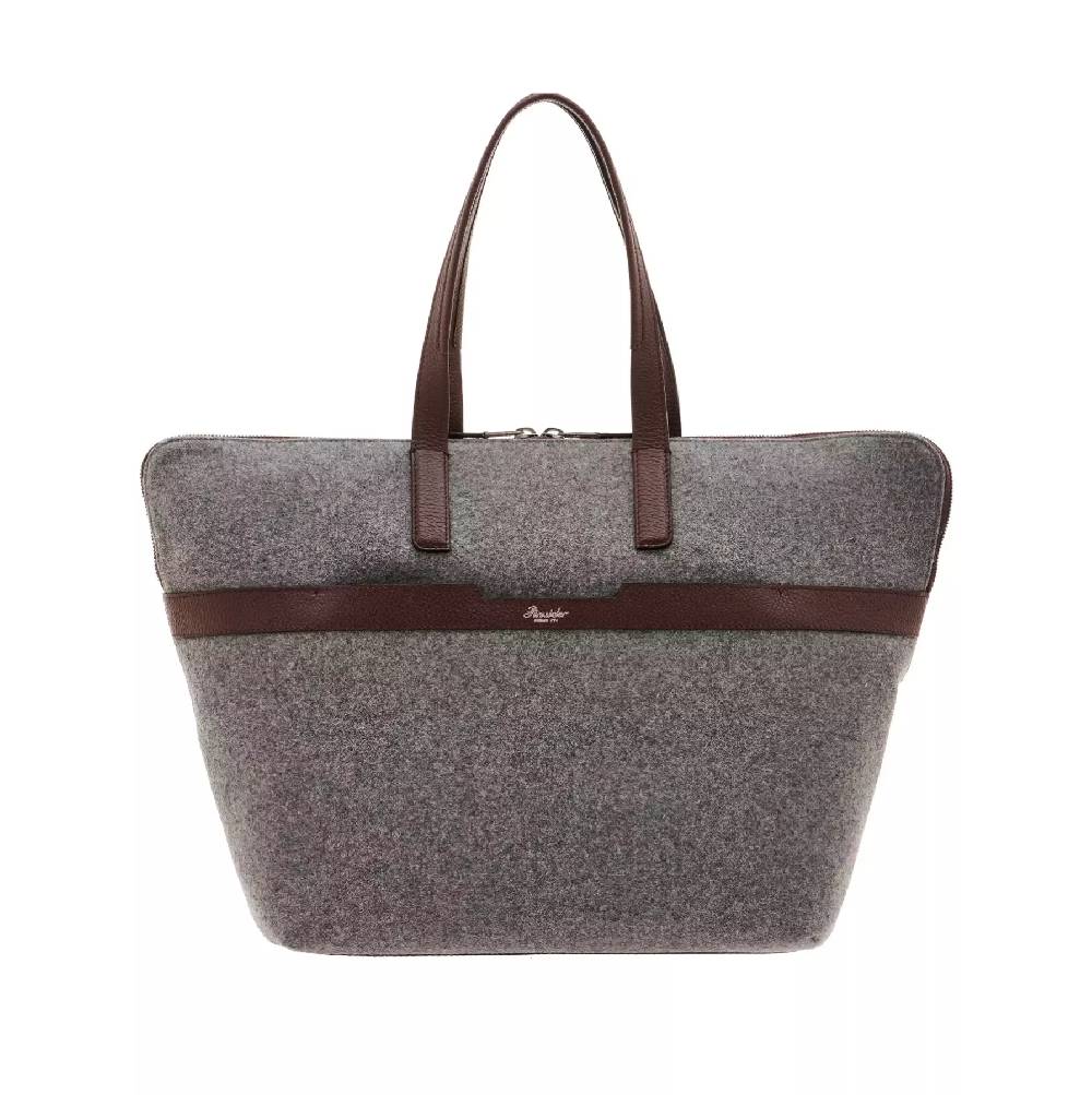 Pineider Saddle Tote Bag in Wool