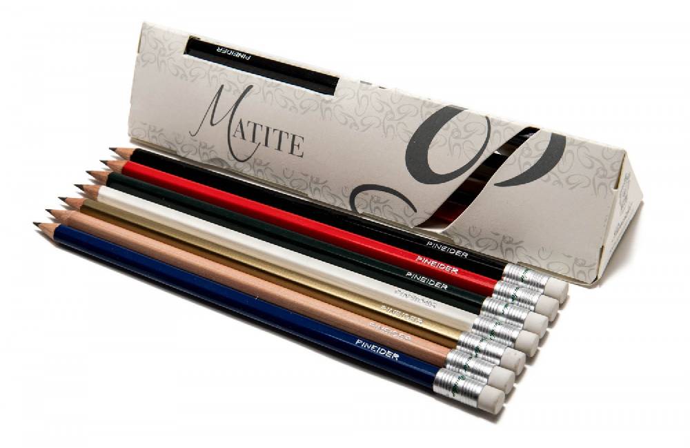 Pineider Set 14 matite in Astuccio