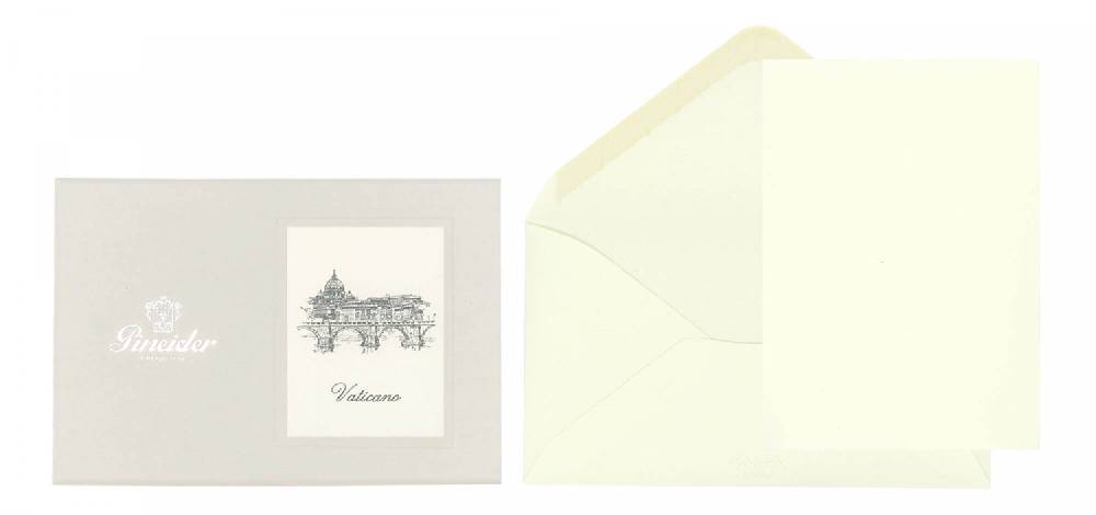 Pineider Set Biglietti Vaticano Formato 9