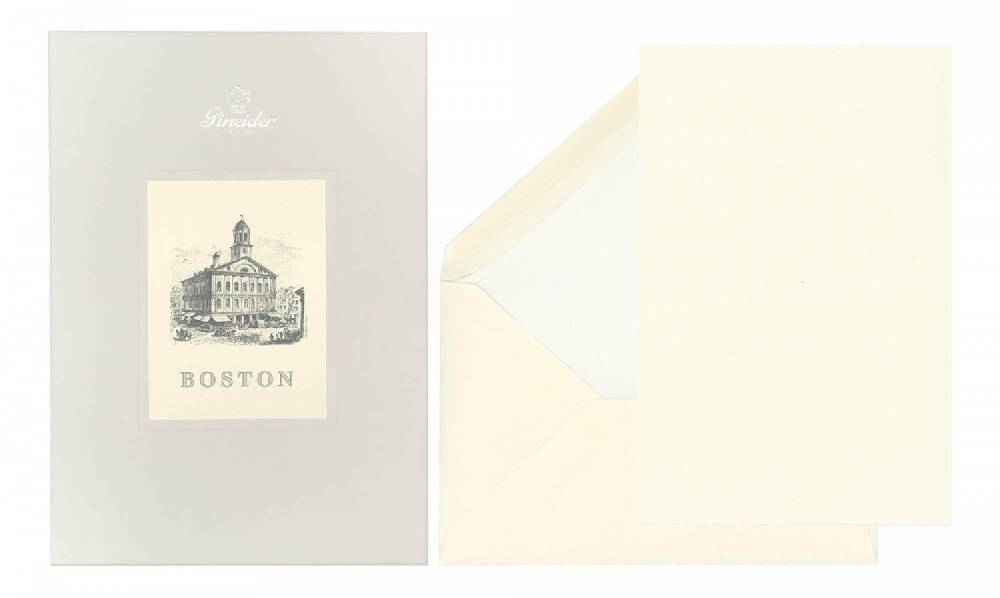 Pineider Set Carta da Lettera Boston Formato A4