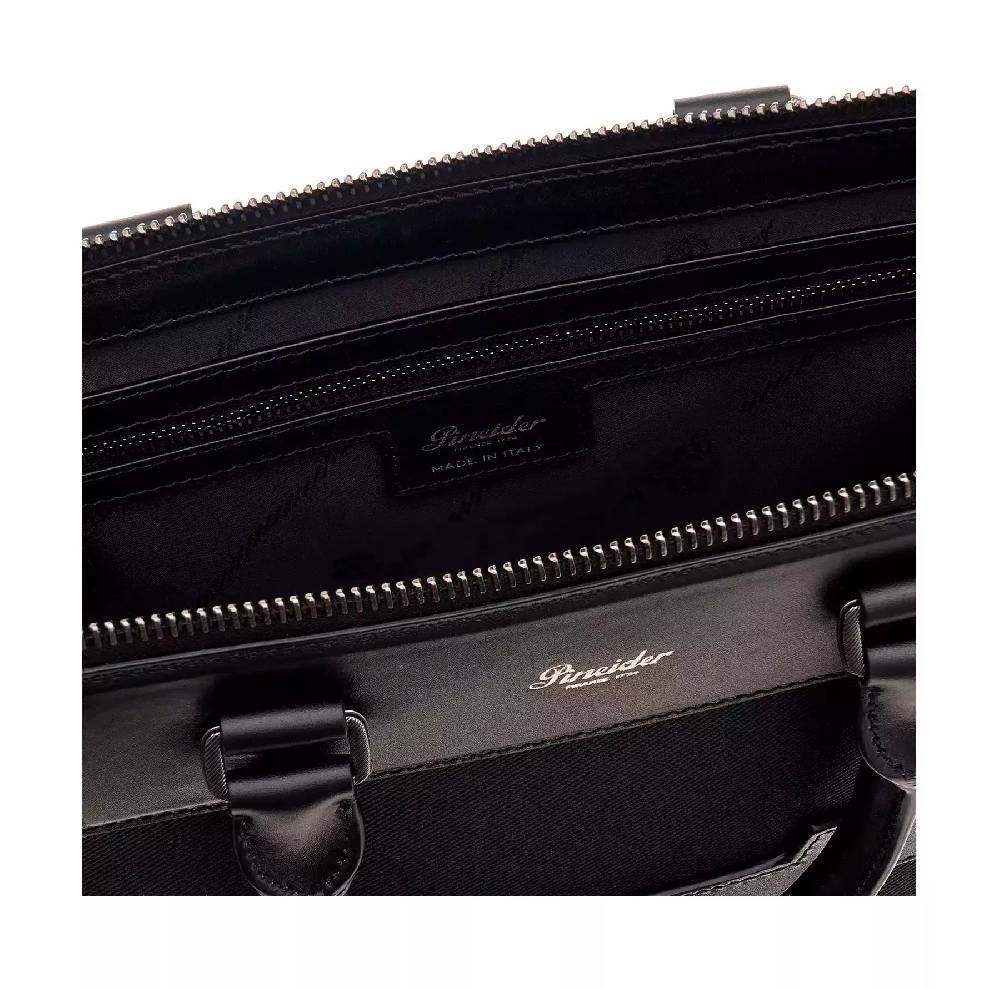 Pineider Slim Briefcase In Metro Nylon