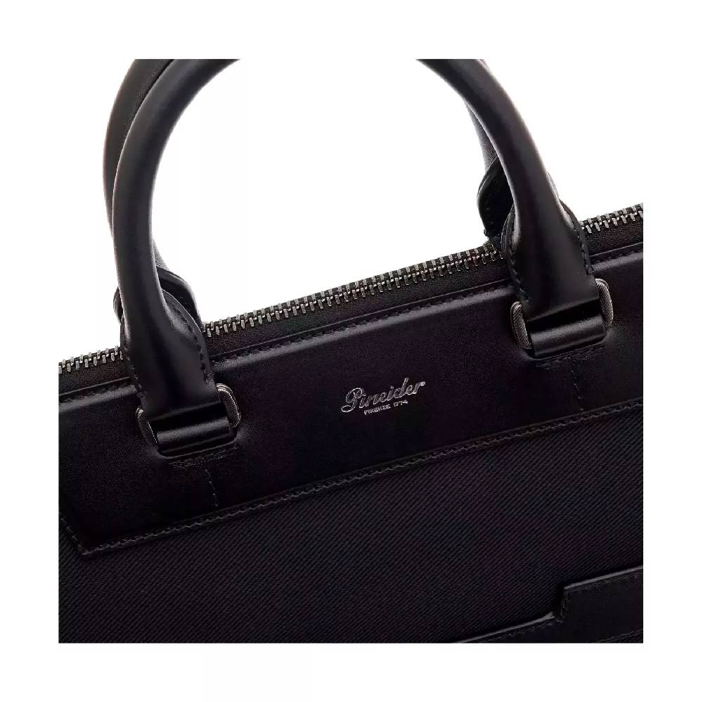 Pineider Slim Briefcase In Metro Nylon
