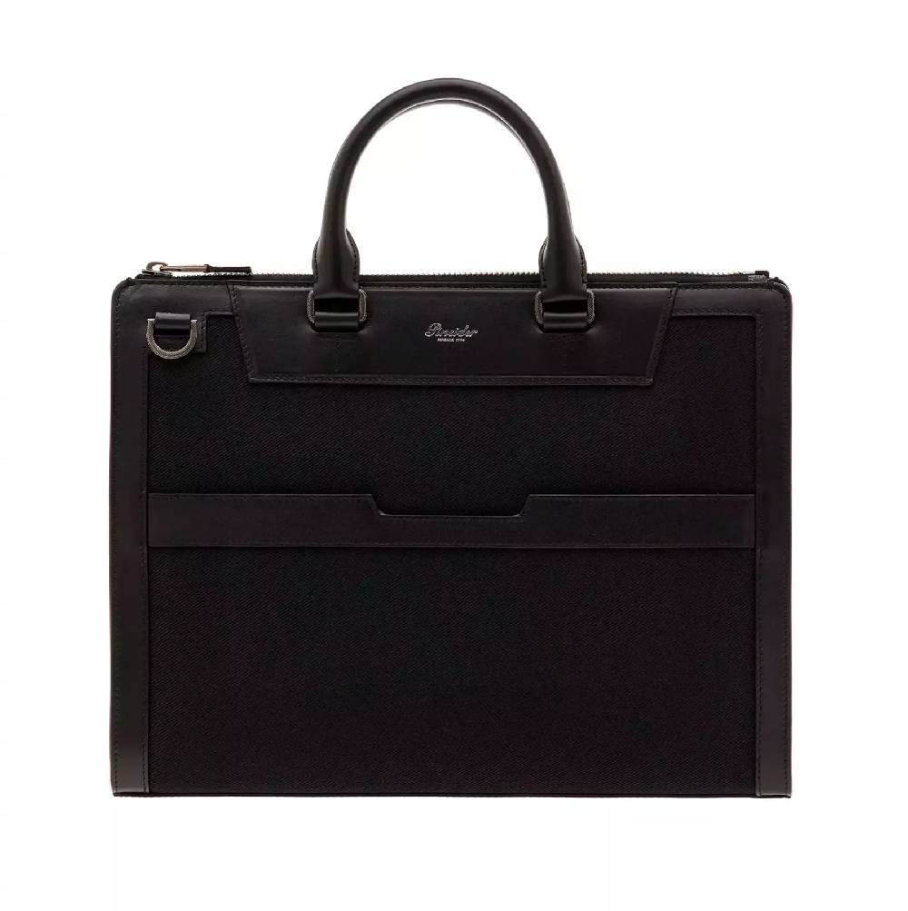 Pineider Slim Briefcase in Metro Nylon