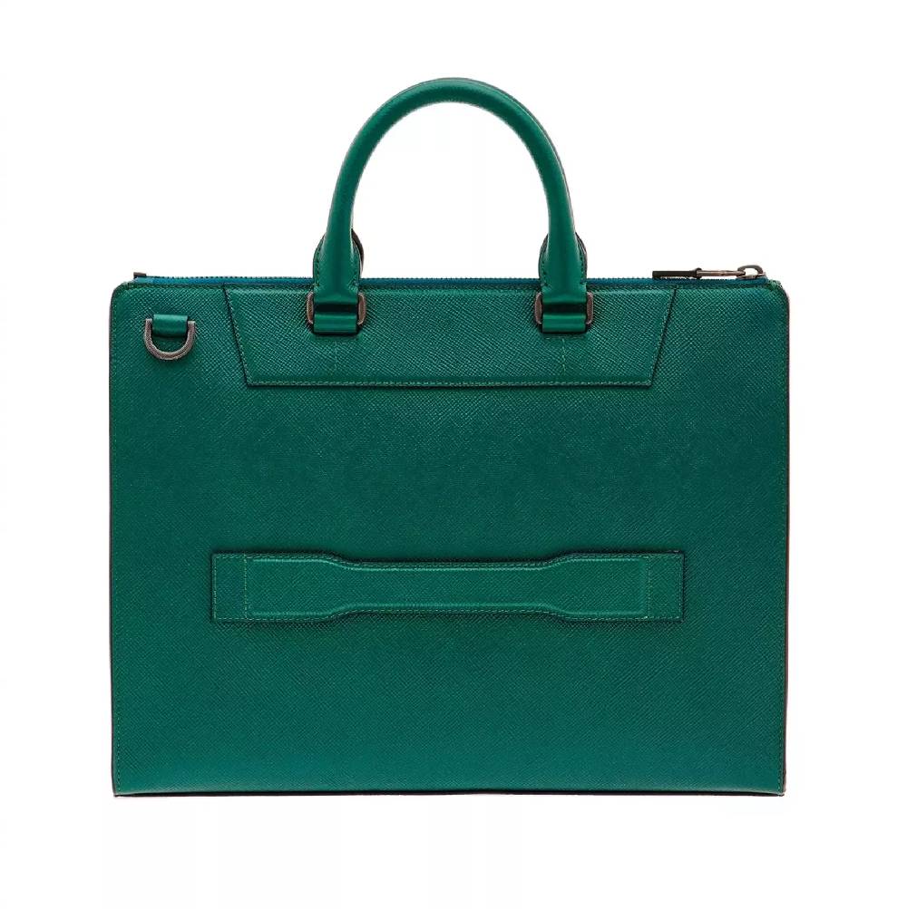 Pineider Slim Briefcase In Mini Franzi