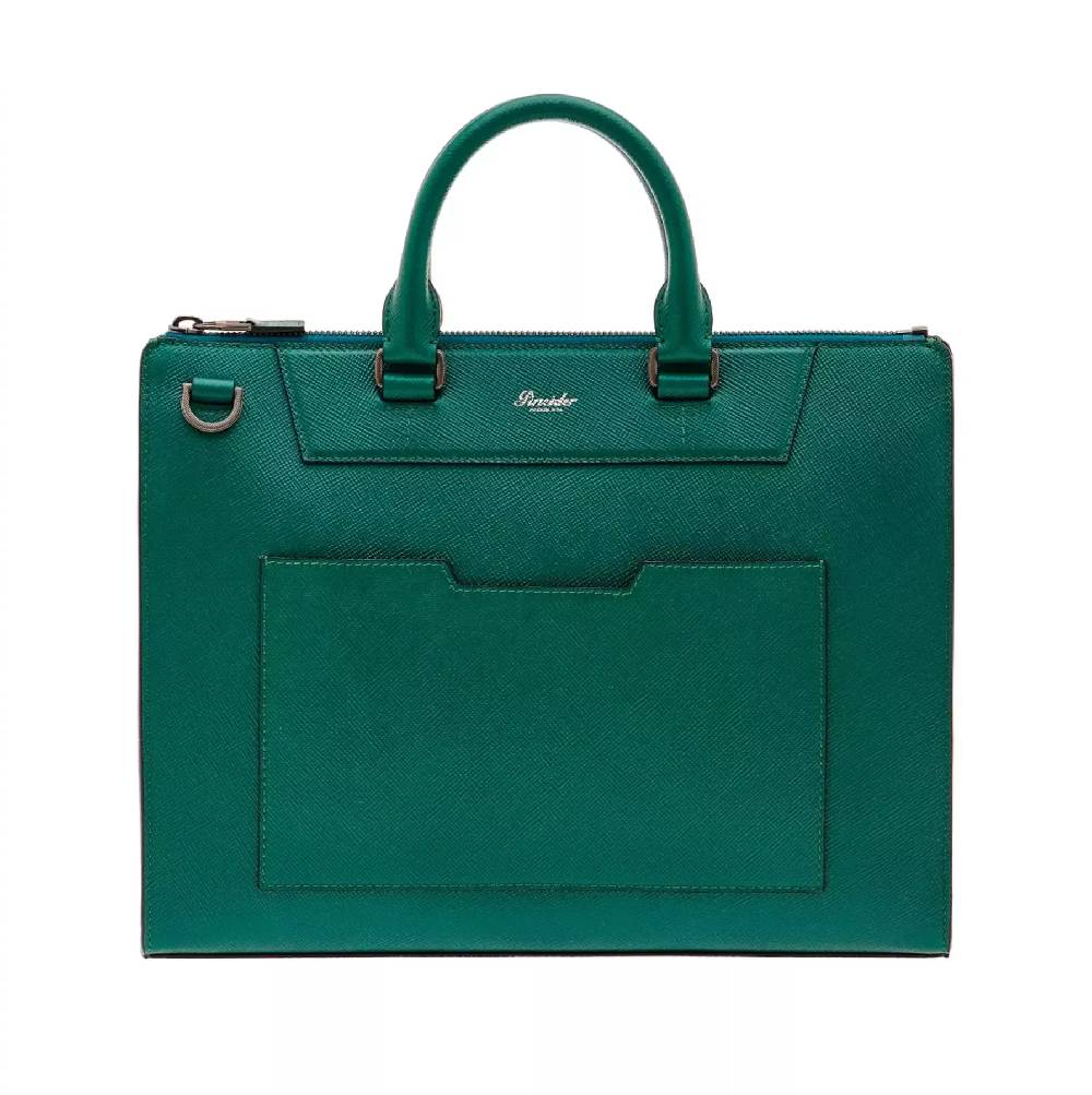 Pineider Slim Briefcase in Mini Franzi