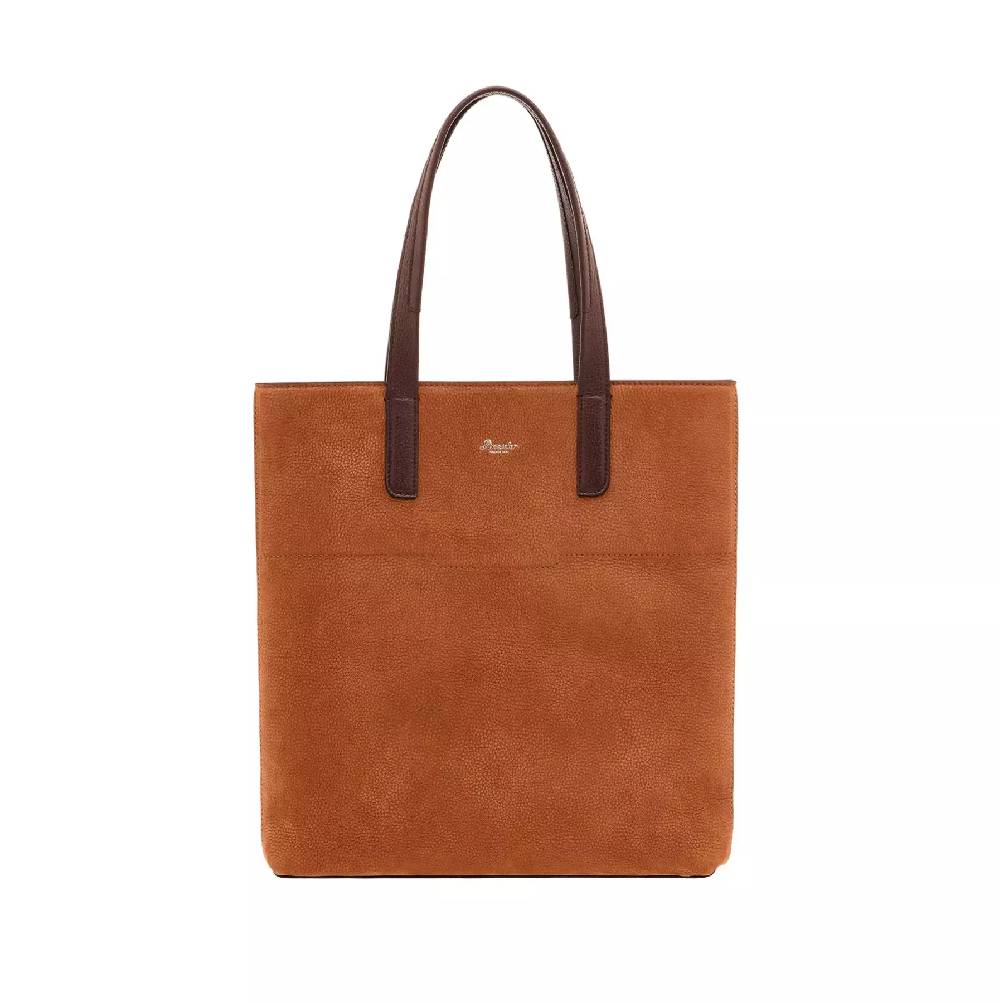 Pineider Slim Shopping Bag in Nabuk
