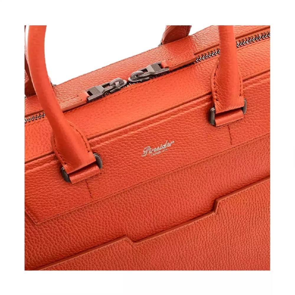 Pineider Tailored Briefcase In Bottalato