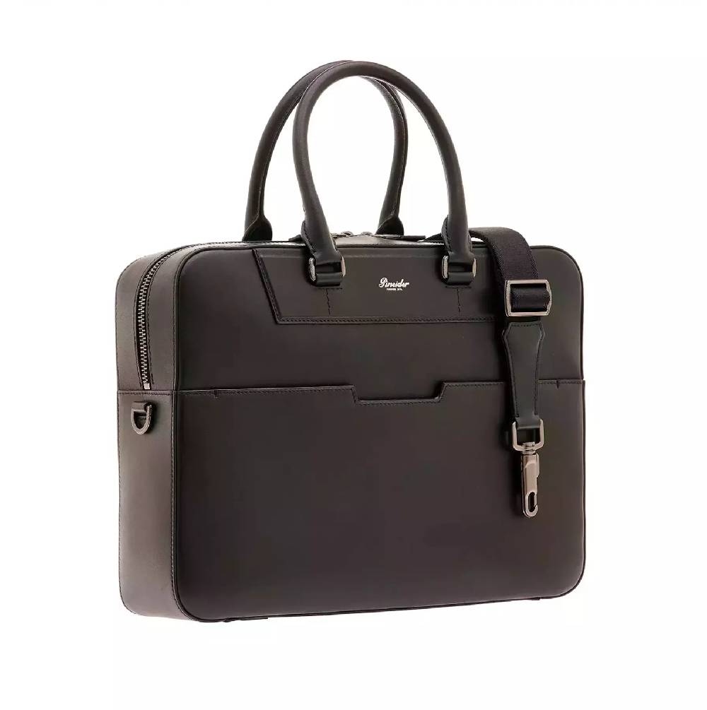 Pineider Tailored Briefcase In Metro Smooth