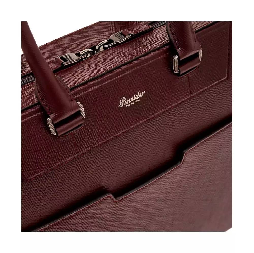 Pineider Tailored Briefcase In Mini Franzi