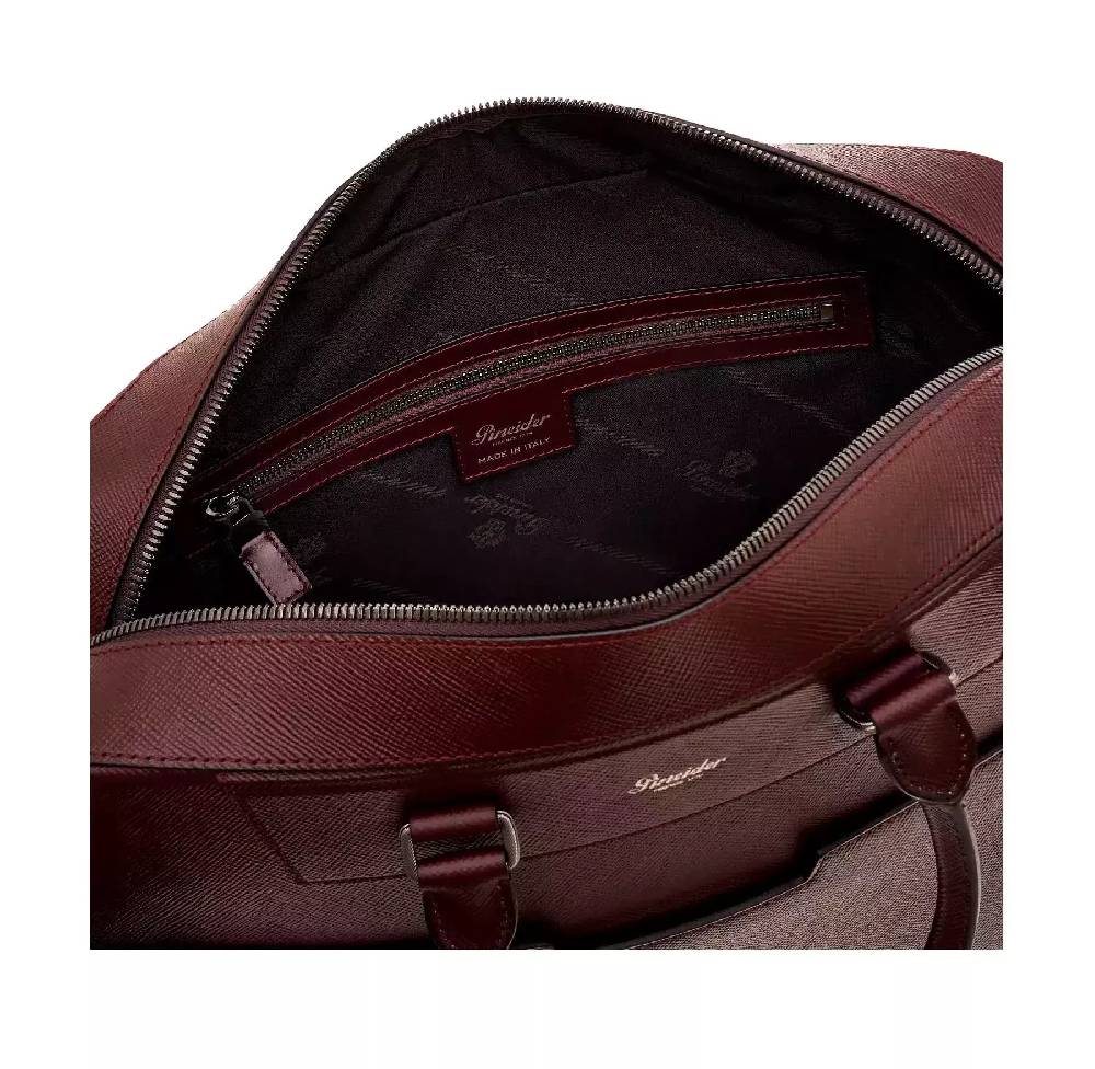 Pineider Tailored Briefcase In Mini Franzi