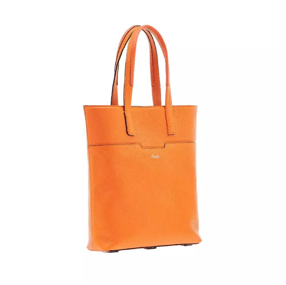 Pineider Vertical Shopping Bag Medium In Bottalato