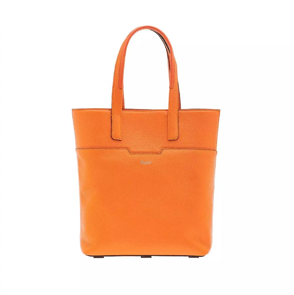 Pineider Vertical Shopping Bag Medium in Bottalato
