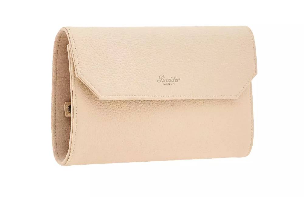 Pineider Porta Gioielli Da Viaggio Large In Bottalato