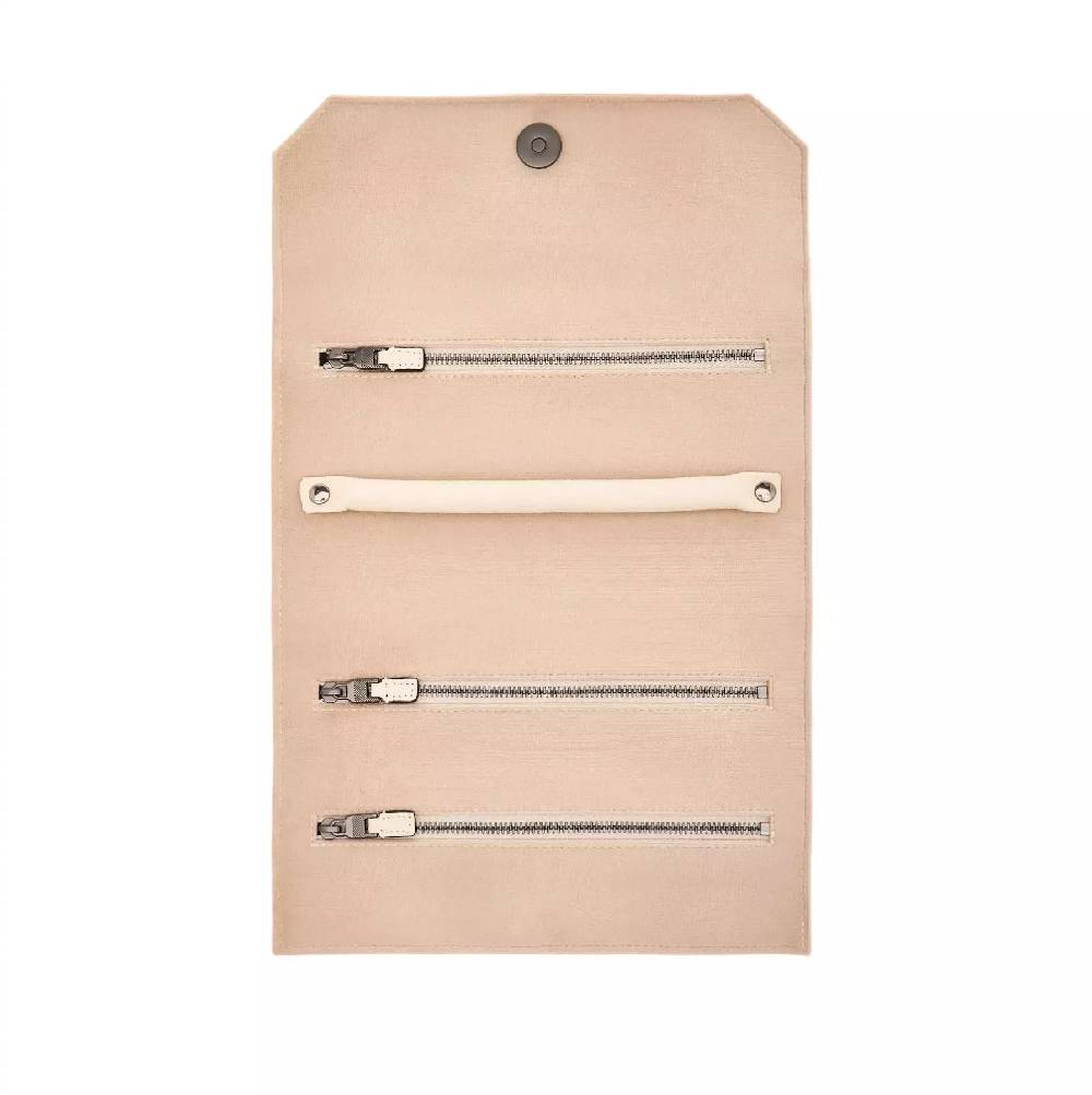 Pineider Porta Gioielli Da Viaggio Large In Bottalato