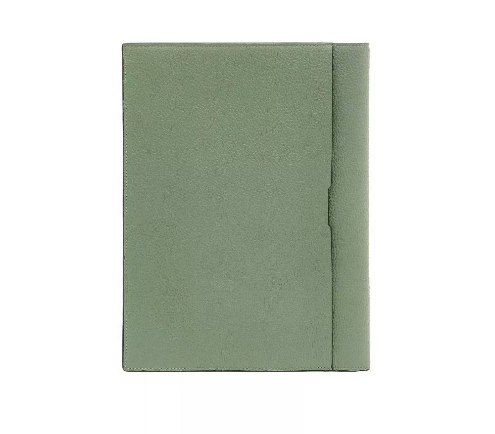 Pineider Porta Notepad Con Porta Carte In Bottalato