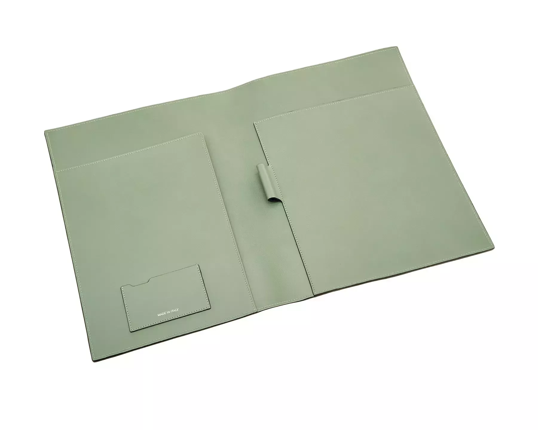 Pineider Porta Notepad Con Porta Carte In Bottalato