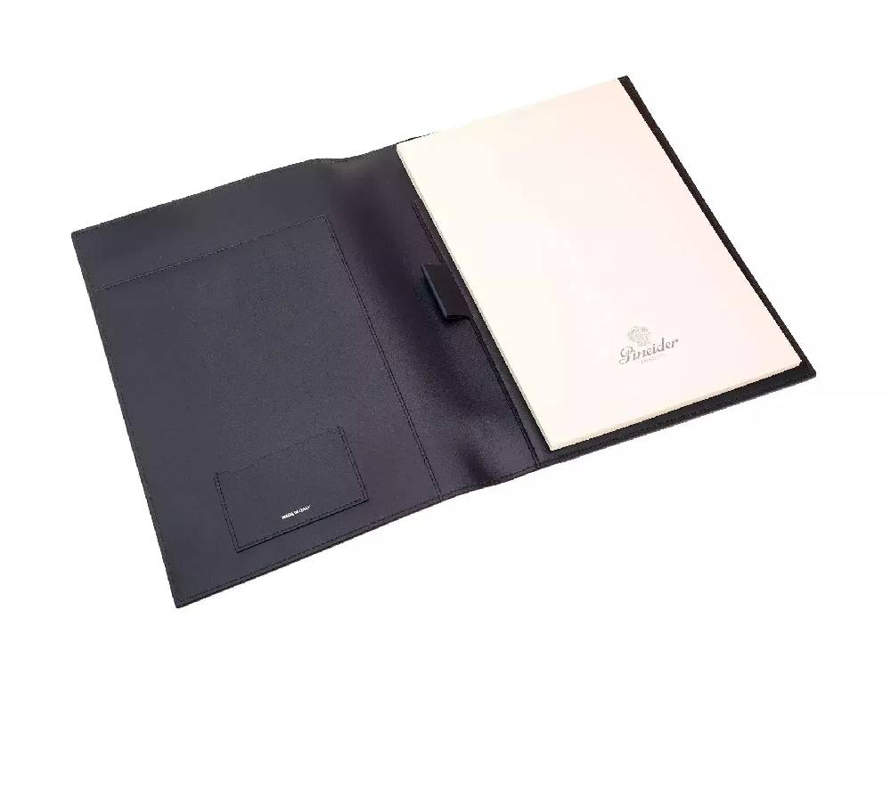 Pineider Porta Notepad Con Porta Carte In Mini Franzi