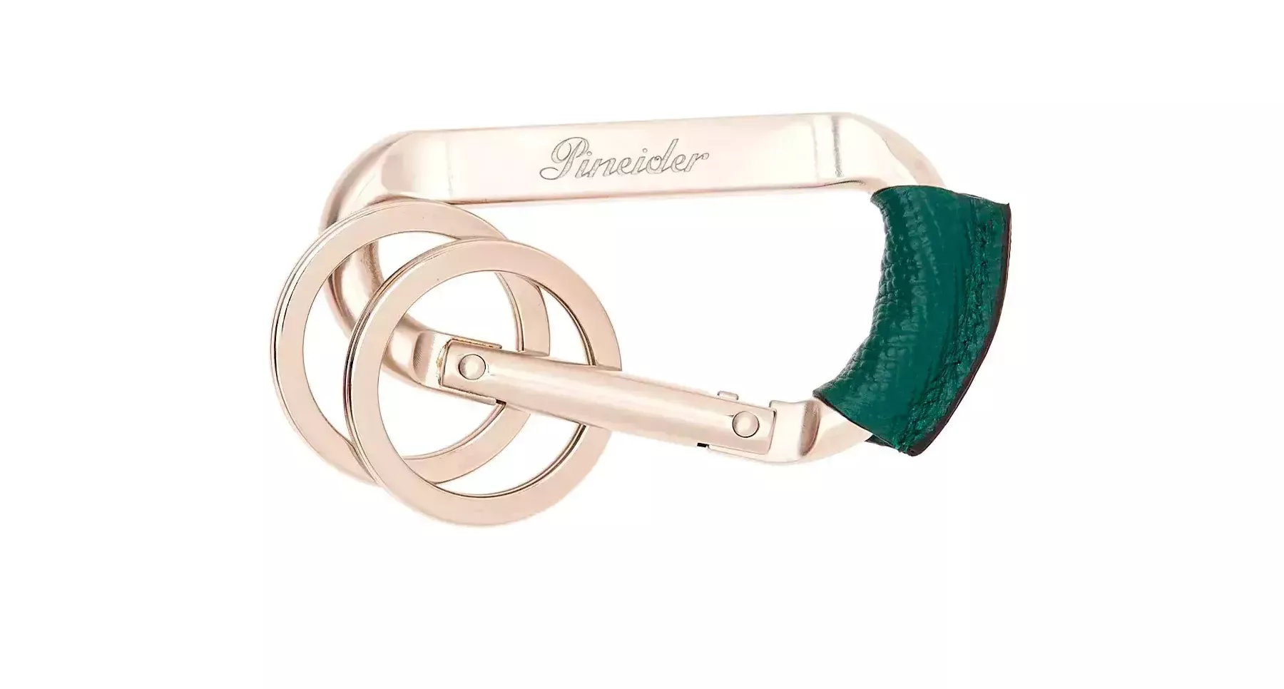 Pineider Portachiave con Moschettone in Mini Franzi