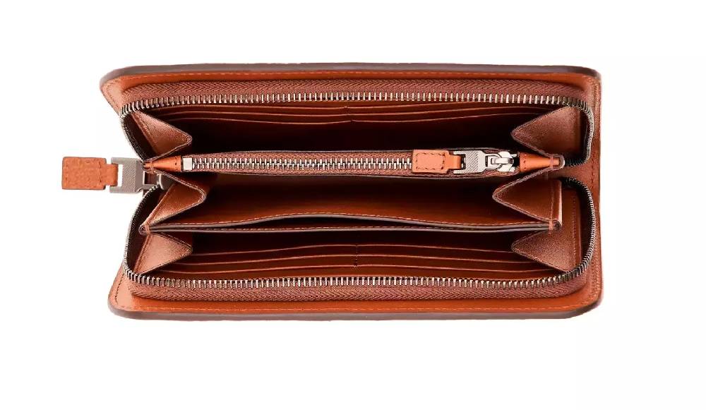 Pineider Portafoglio Internazionale Con Zip In Bottalato