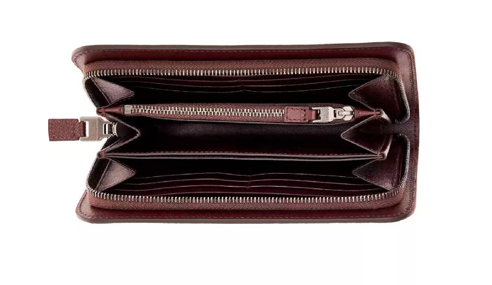 Pineider Portafoglio Internazionale Con Zip In Bottalato