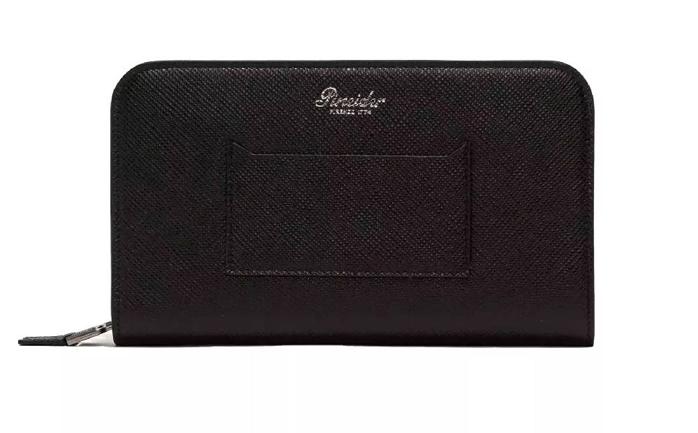 Pineider Portafoglio Internazionale Con Zip In Mini Franzi