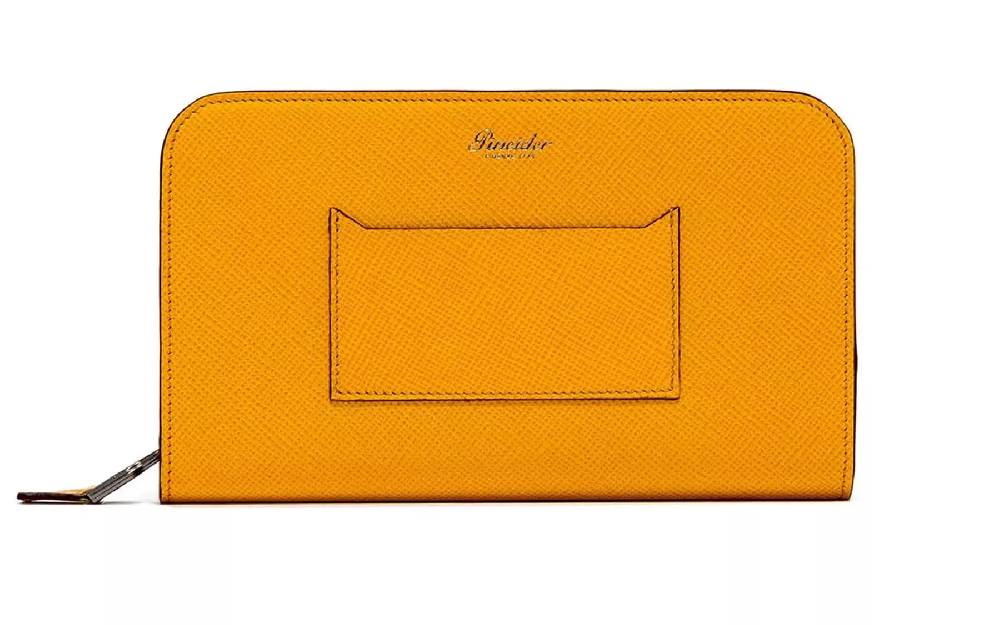 Pineider Portafoglio Internazionale con zip in Mini Franzi