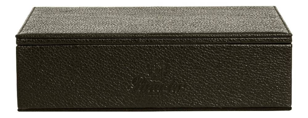 Pineider Scatola Portaoggetti In Pelle_ Dimensione Media