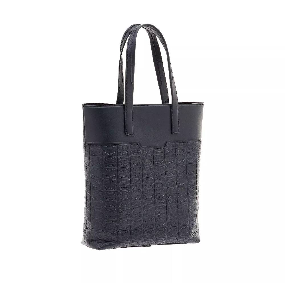 Pineider Vertical Shopping Bag Medium In Embossed Empress