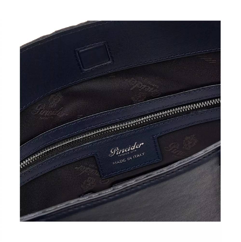 Pineider Vertical Shopping Bag Medium In Embossed Empress