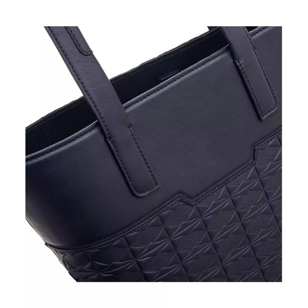 Pineider Vertical Shopping Bag Medium In Embossed Empress