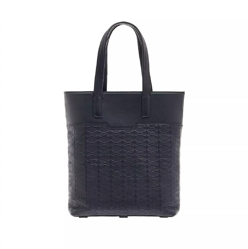 Pineider Vertical Shopping Bag Medium in Embossed Empress