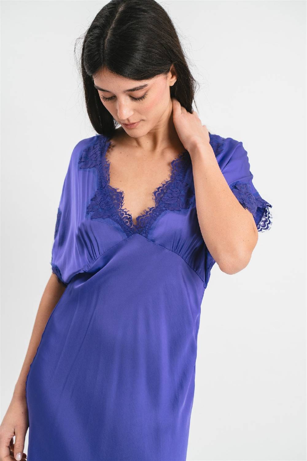 Pink Memories Abito Con Pizzo Stile Impero