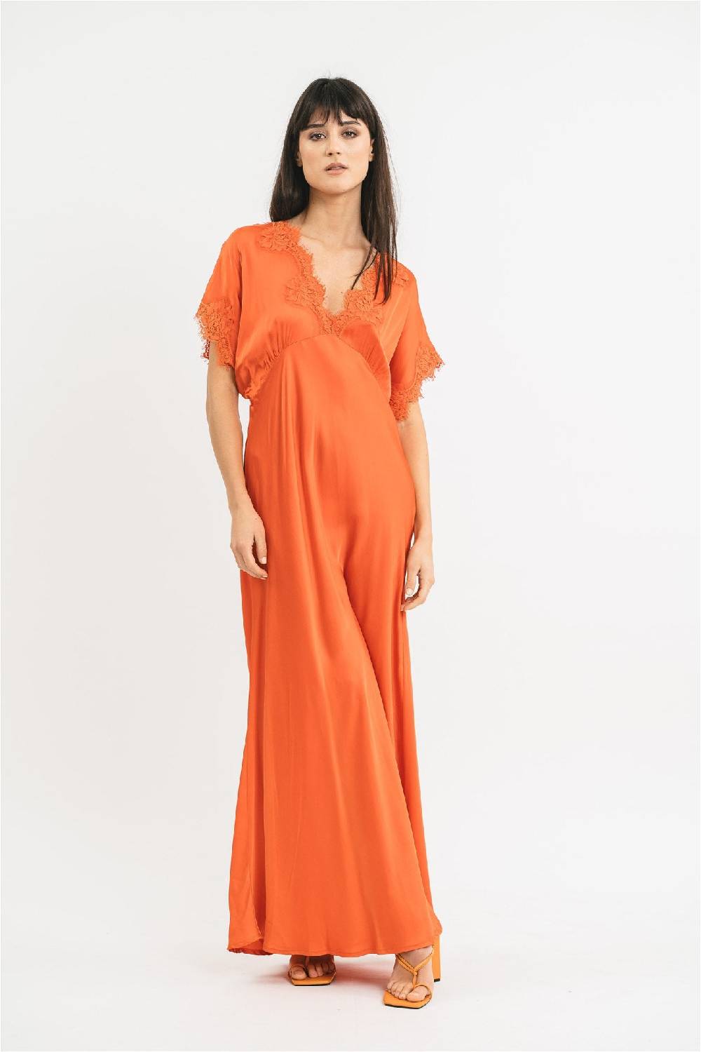 Pink Memories Abito Con Pizzo Stile Impero