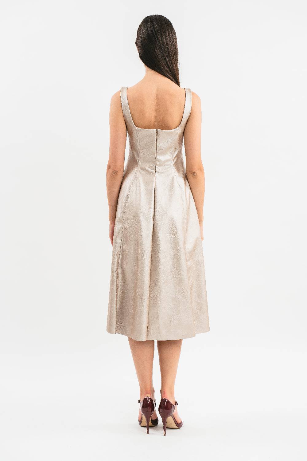 Pink Memories Abito Longuette In Eco Pelle