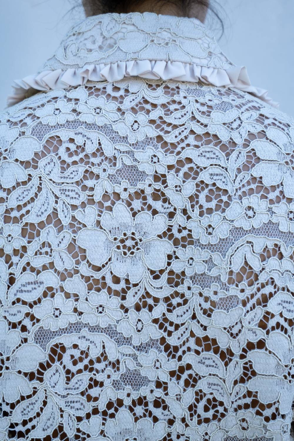 Pink Memories Camicia In Pizzo