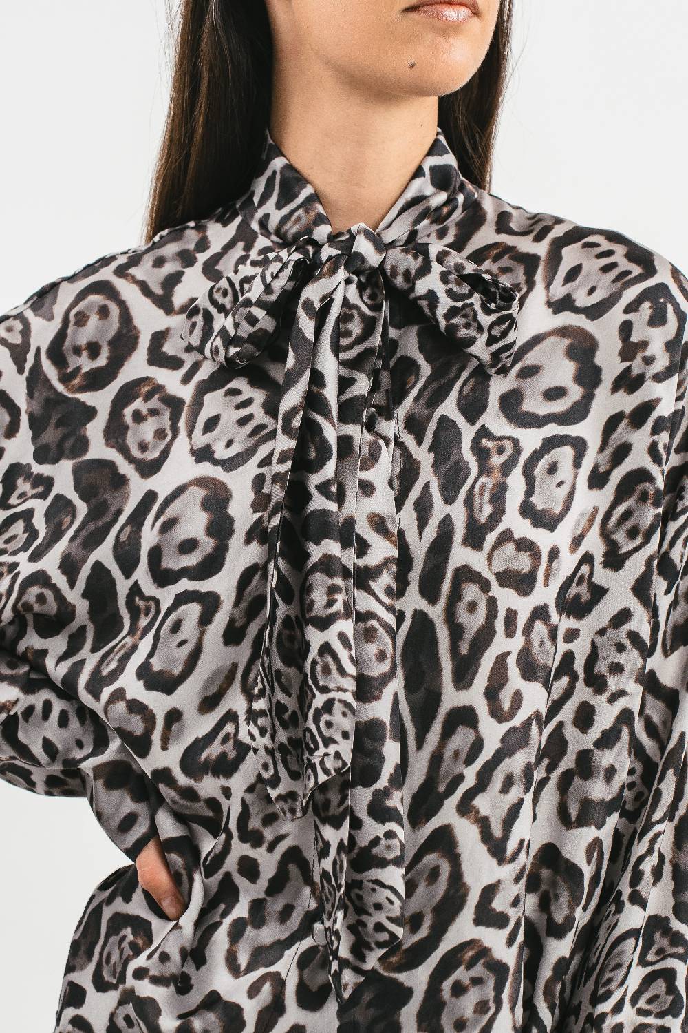 Pink Memories Camicia Stampata Con Pizzo