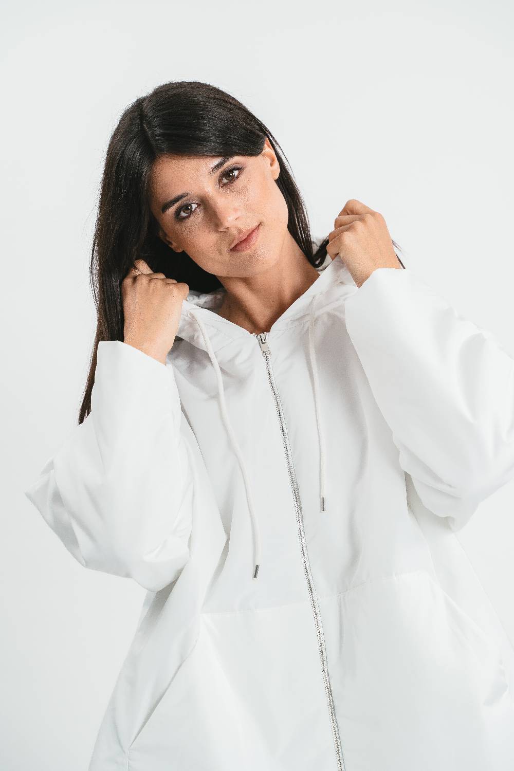 Pink Memories Felpa 100 Grammi Con Cappuccio E Zip