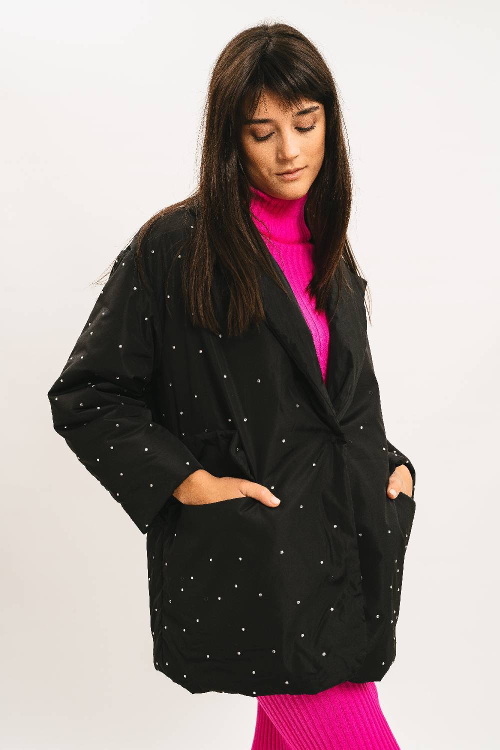 Pink Memories Giacca 100 grammi con strass