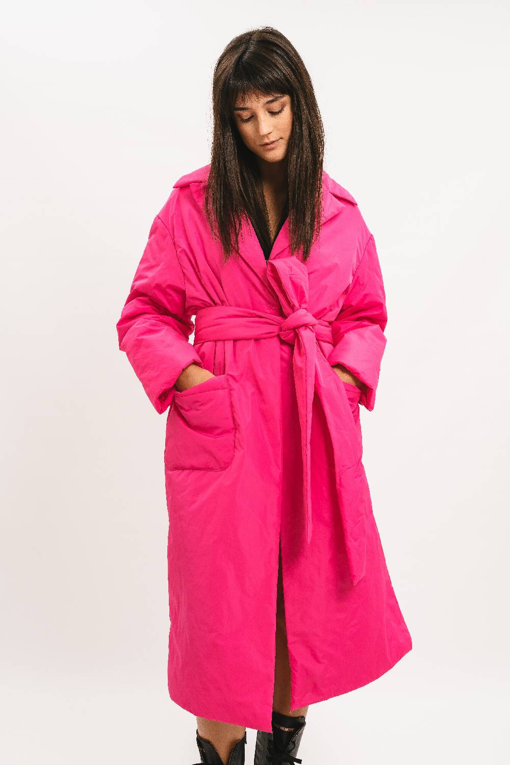 Pink Memories Giacca 100 Grammi Oversize Lunga