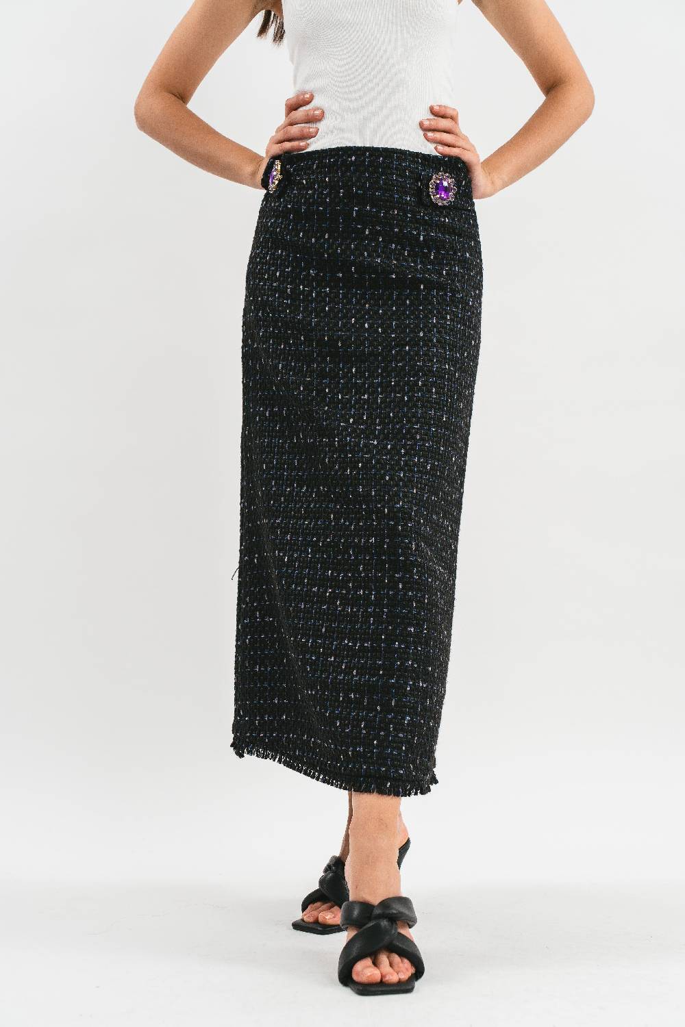 Pink Memories Gonna Longuette Con Spille Gioiello