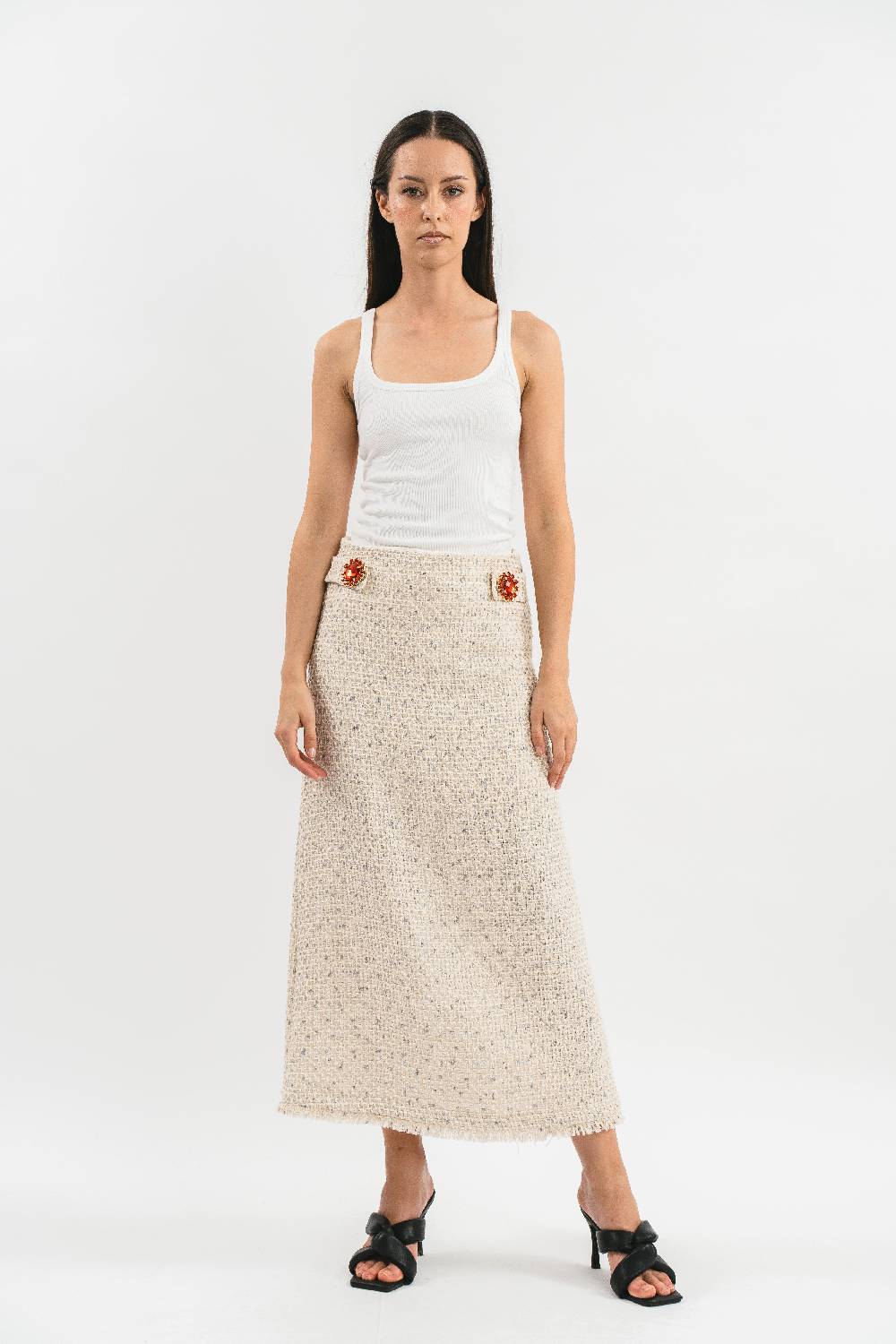 Pink Memories Gonna Longuette Con Spille Gioiello