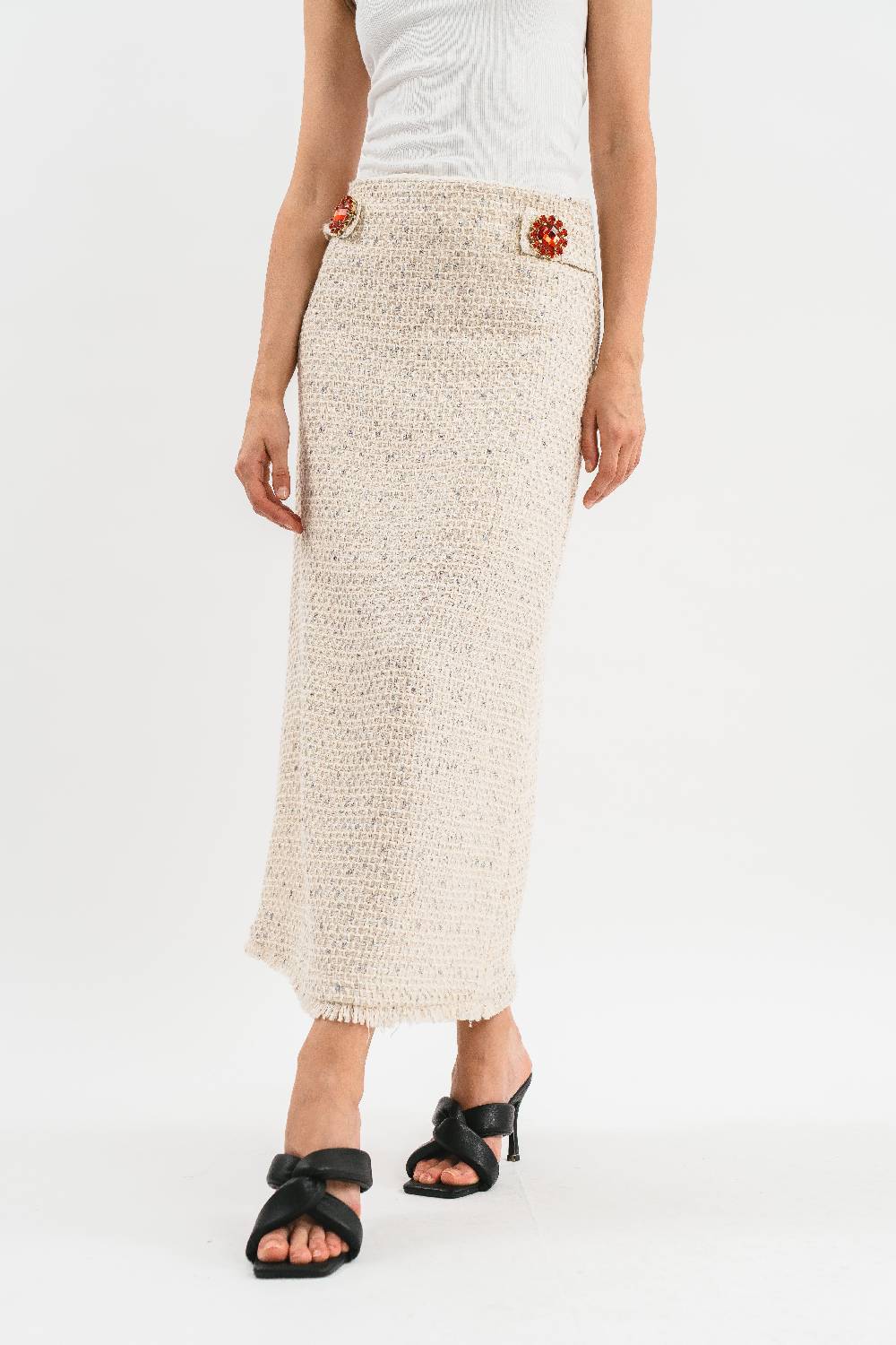 Pink Memories Gonna Longuette Con Spille Gioiello