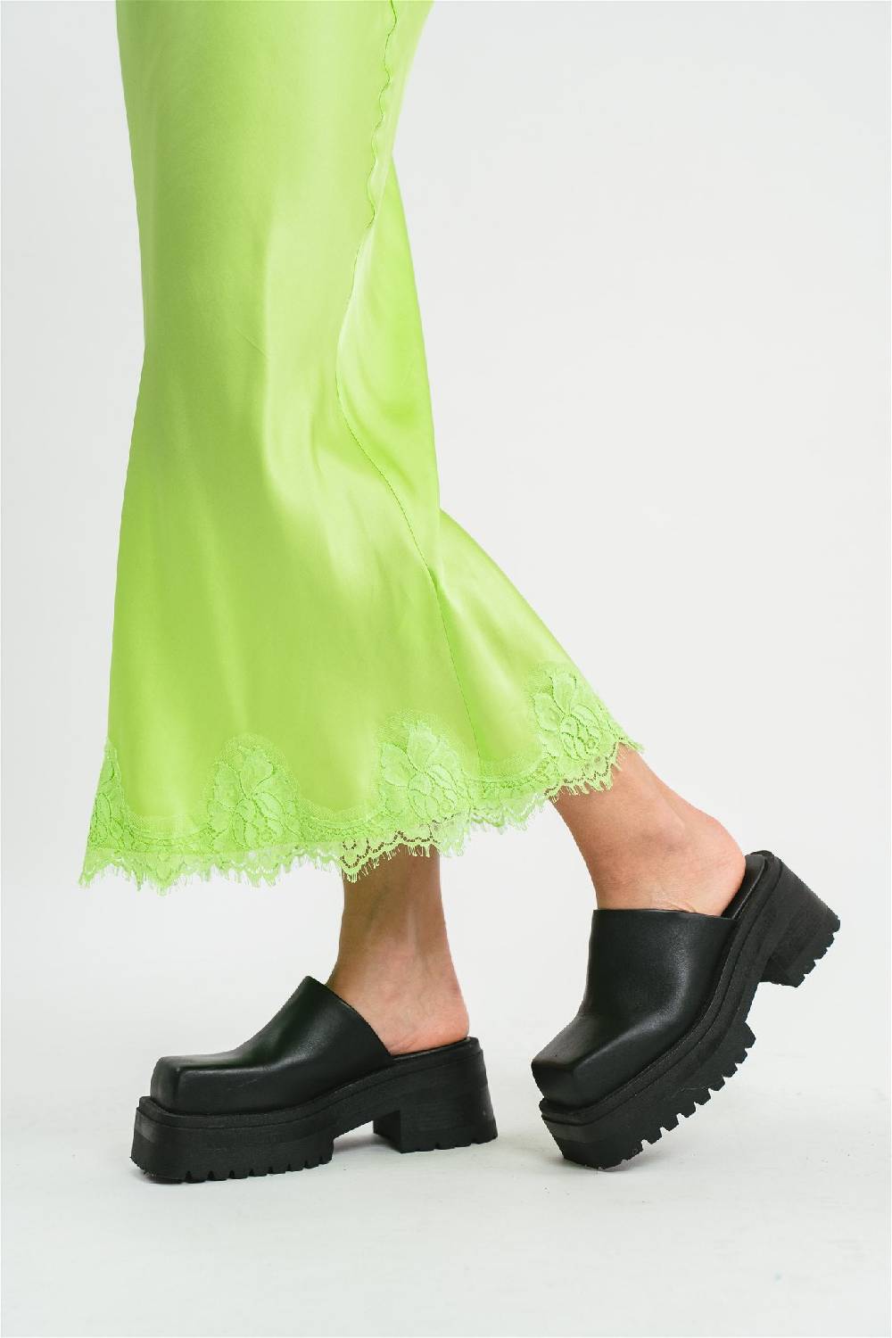 Pink Memories Gonna Sirena Con Dettagli In Pizzo