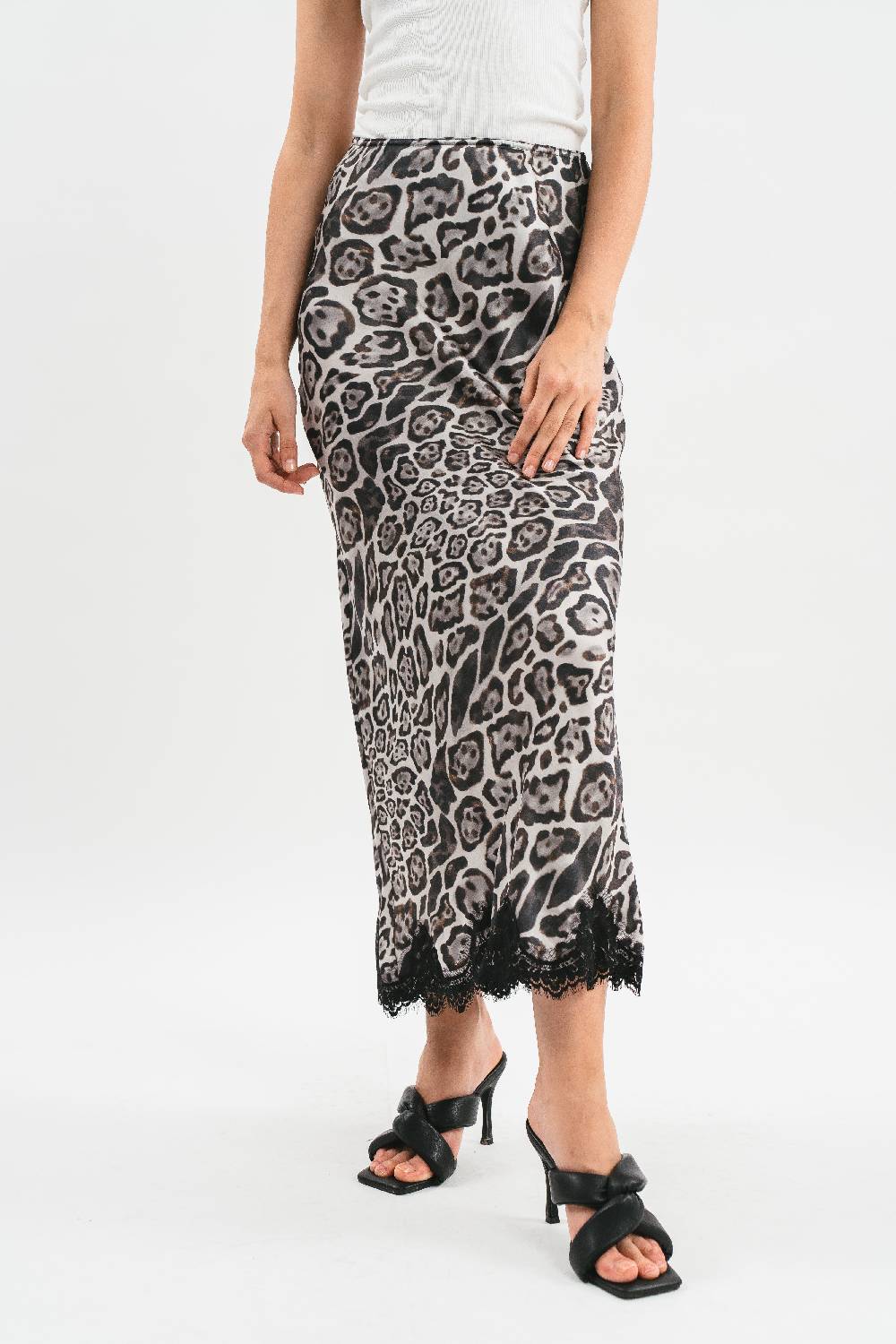 Pink Memories Gonna Sirena Stampata Con Pizzo