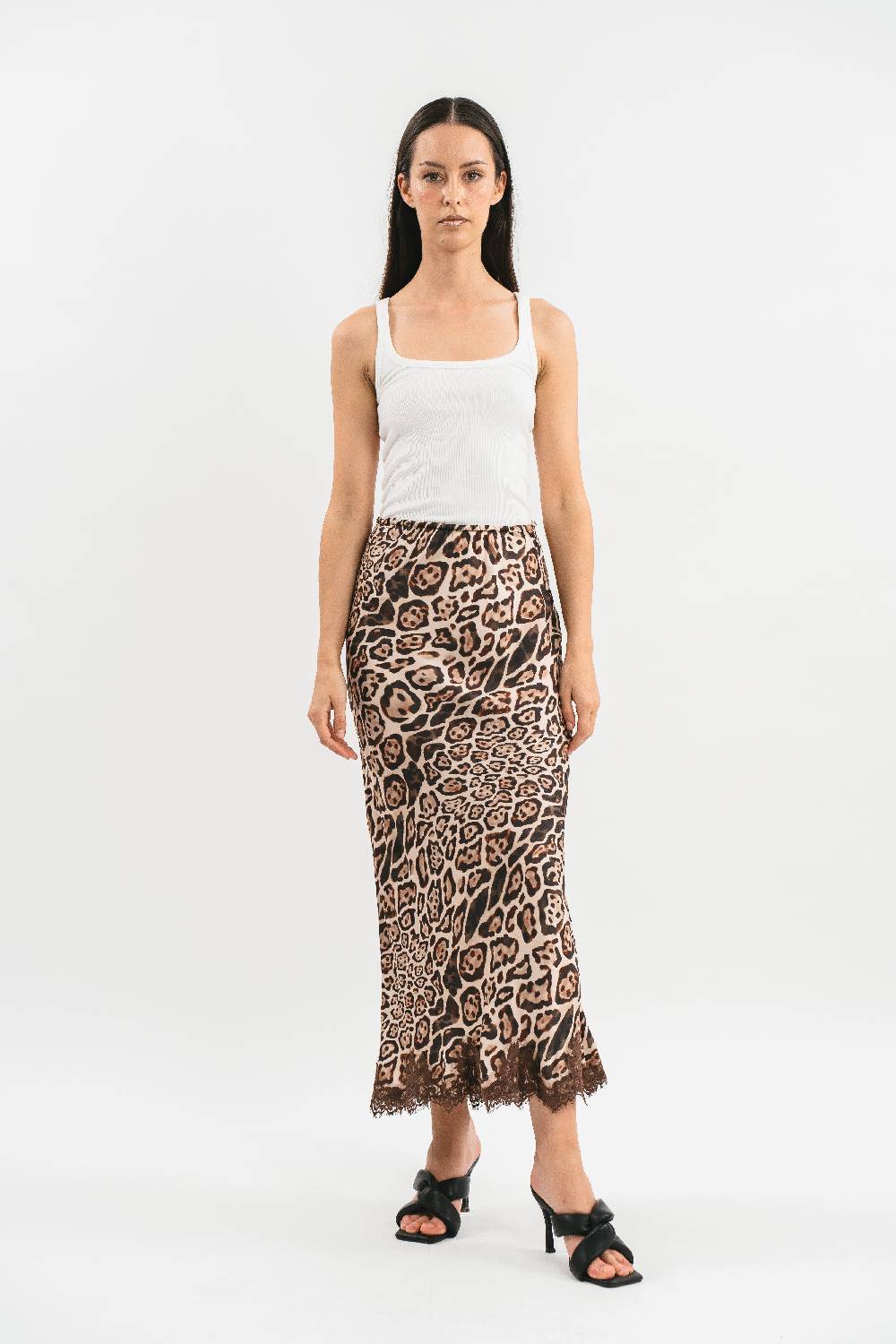 Pink Memories Gonna Sirena Stampata Con Pizzo