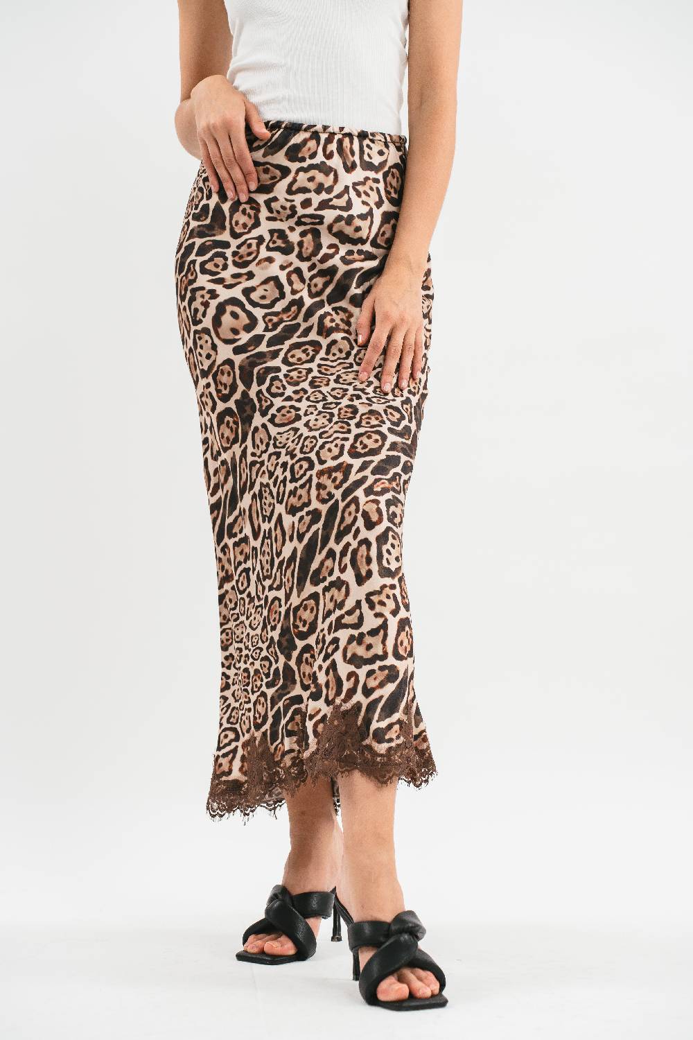 Pink Memories Gonna Sirena Stampata Con Pizzo