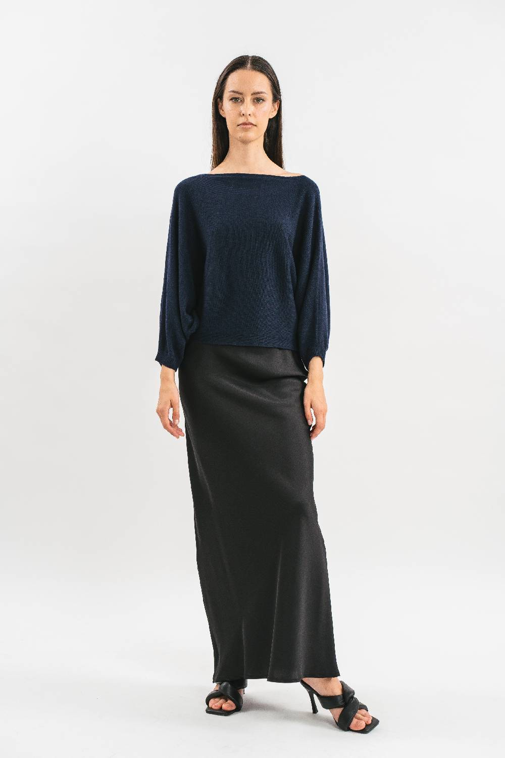 Pink Memories Maglia Poncho Scollo A Barca